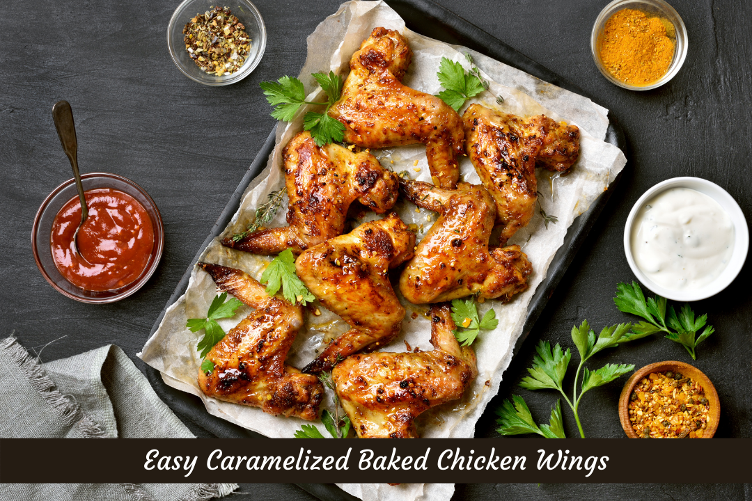 Easy Caramelized Baked Chicken Wings Recipe –