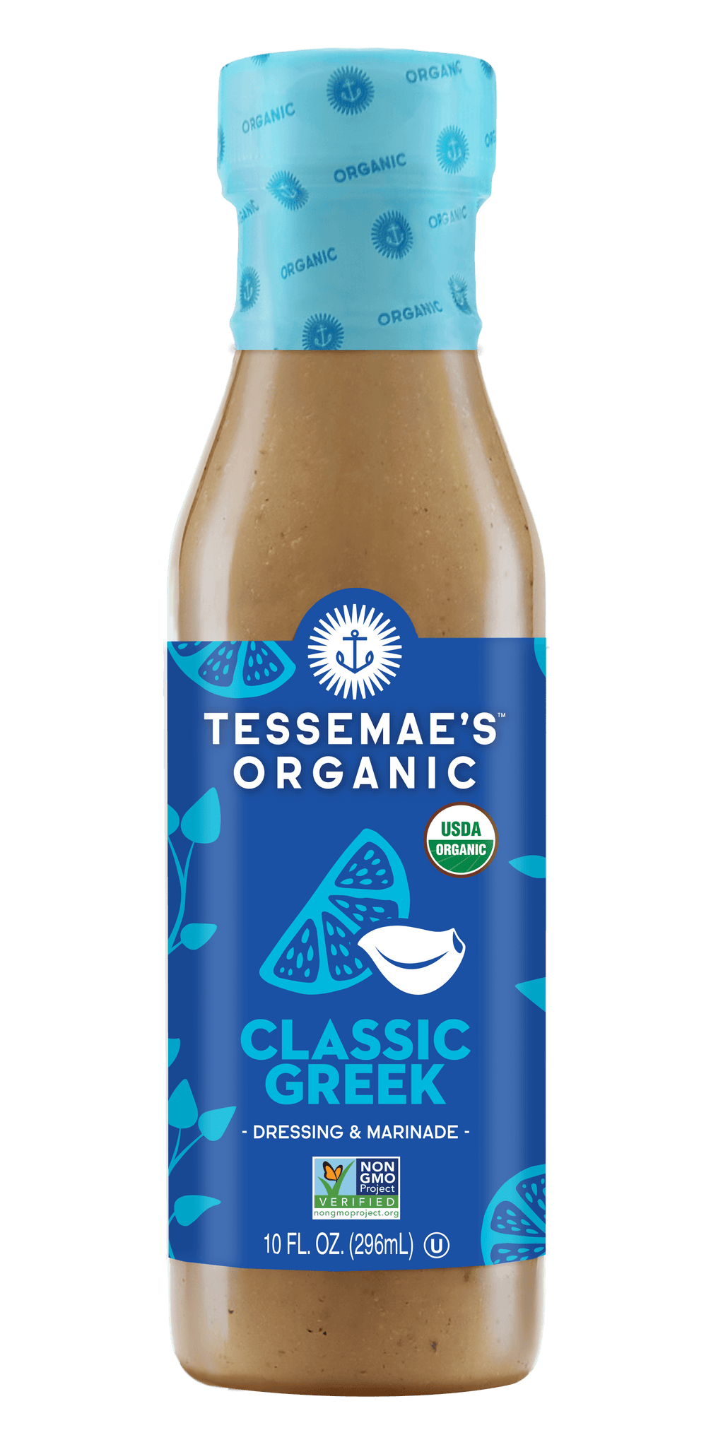 Tessemae's Organic Pantry Classic Greek Dressing 296ml
