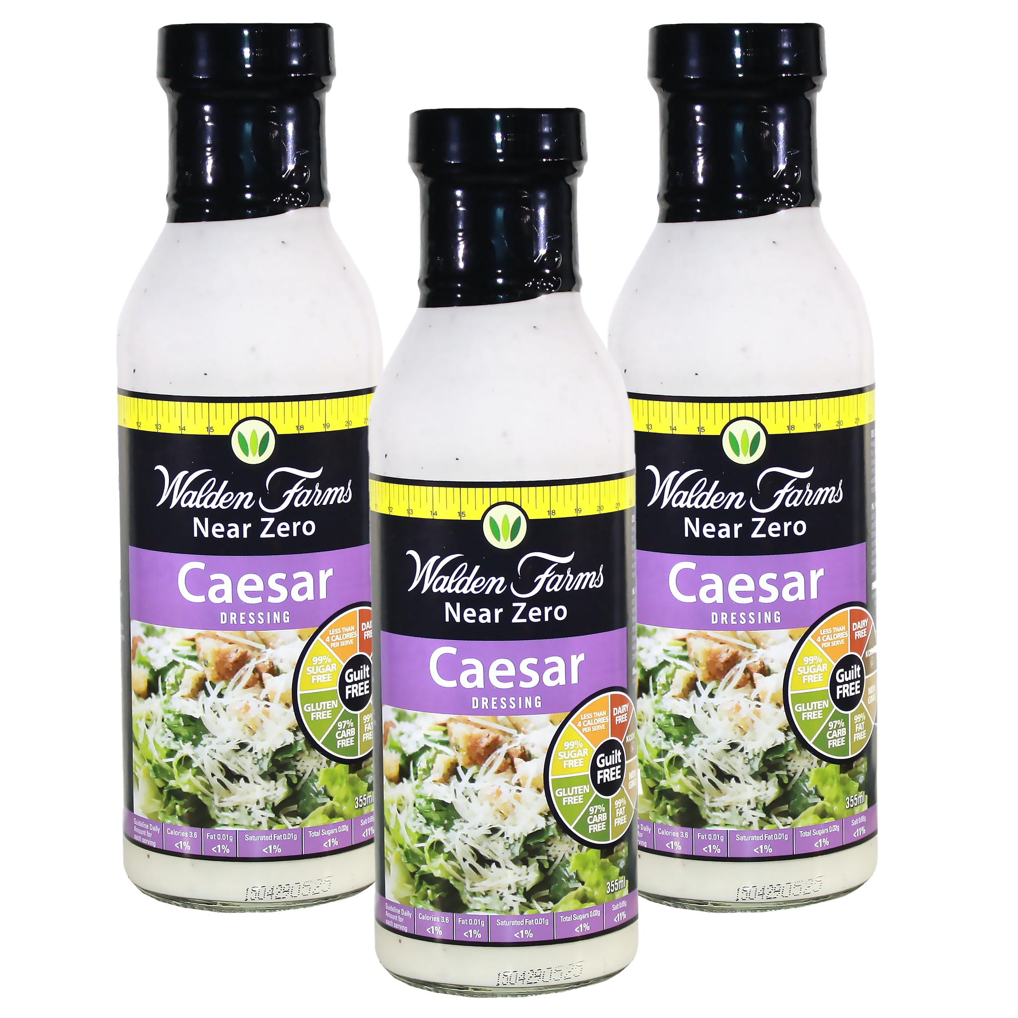 Gluten Free Caesar Dressing with Near Zero Calories, Sugar and Fats