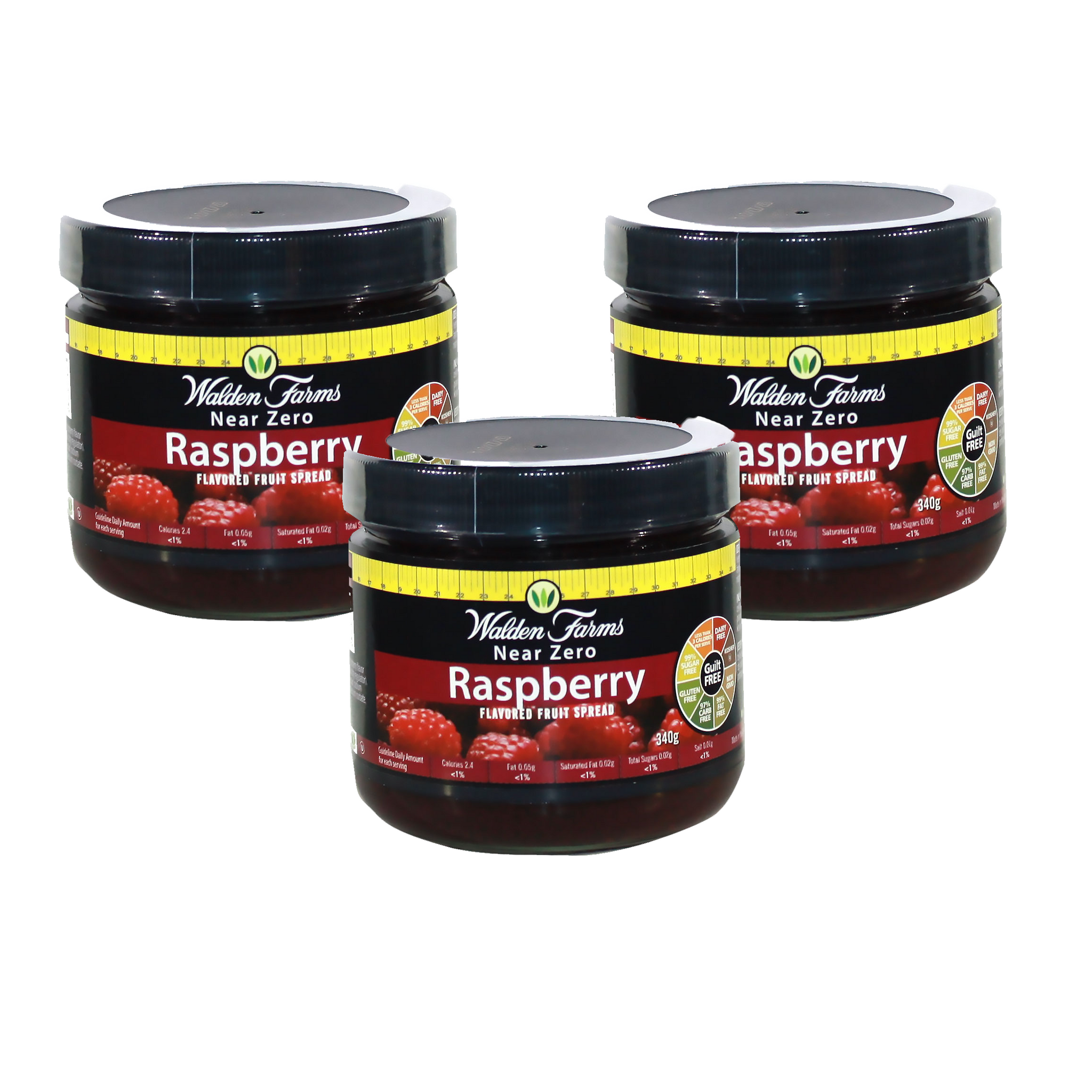 Gluten Free Raspberry Fruit Spread w/ Near Zero Fats, Calories & Sugar (Best Before Date 01/06/2023)