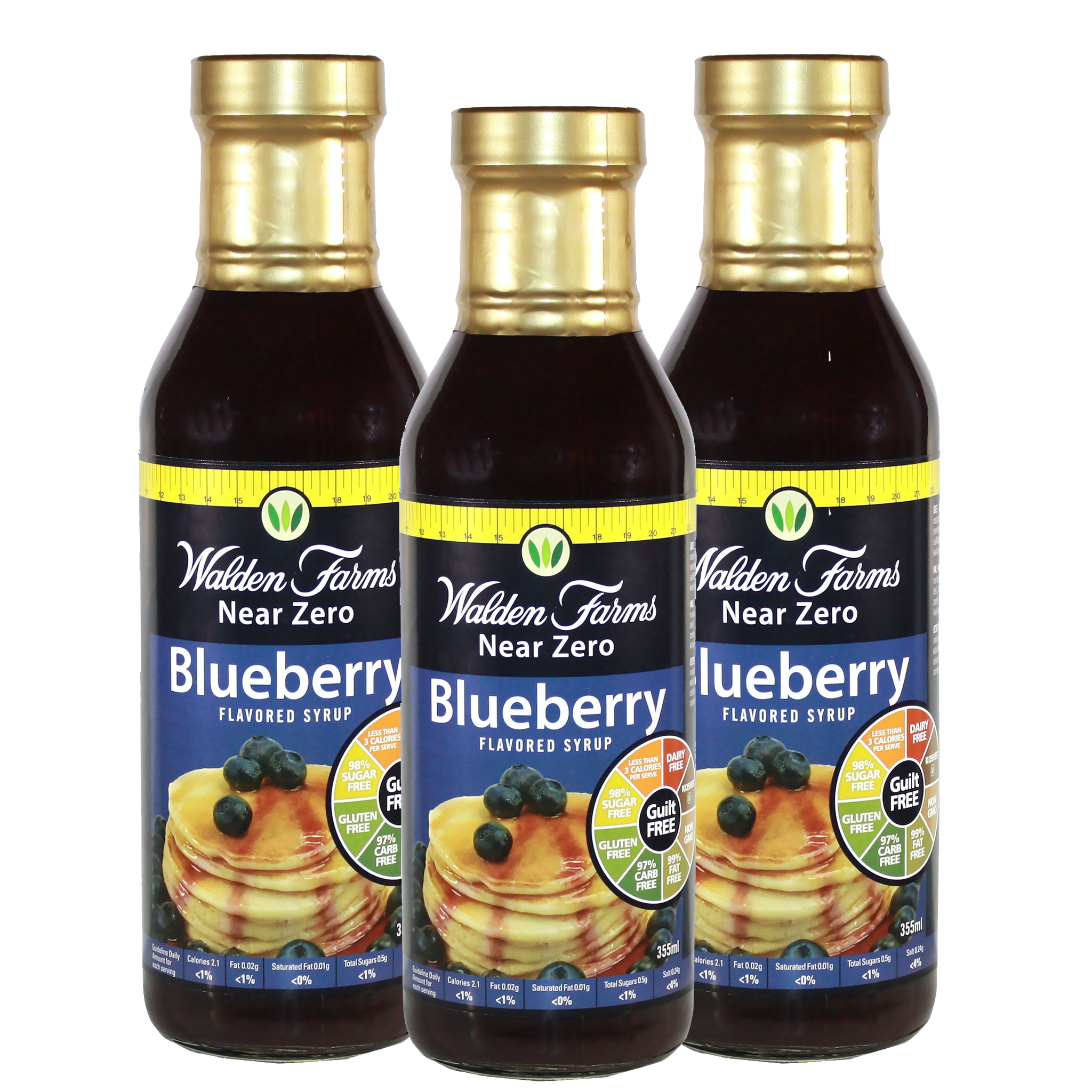 Near Zero sugar blueberry syrup