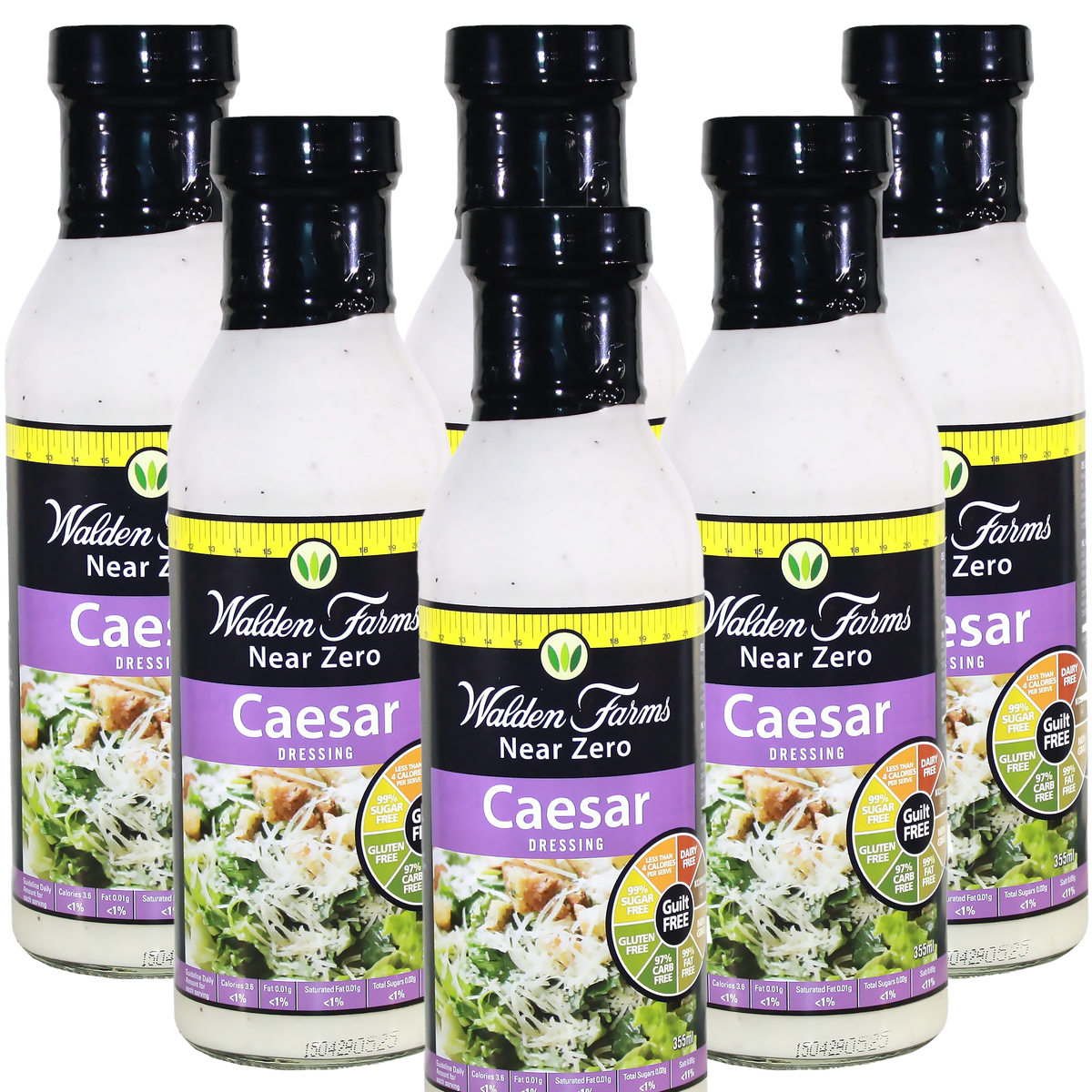 Gluten Free Caesar Dressing with Near Zero Calories, Sugar and Fats