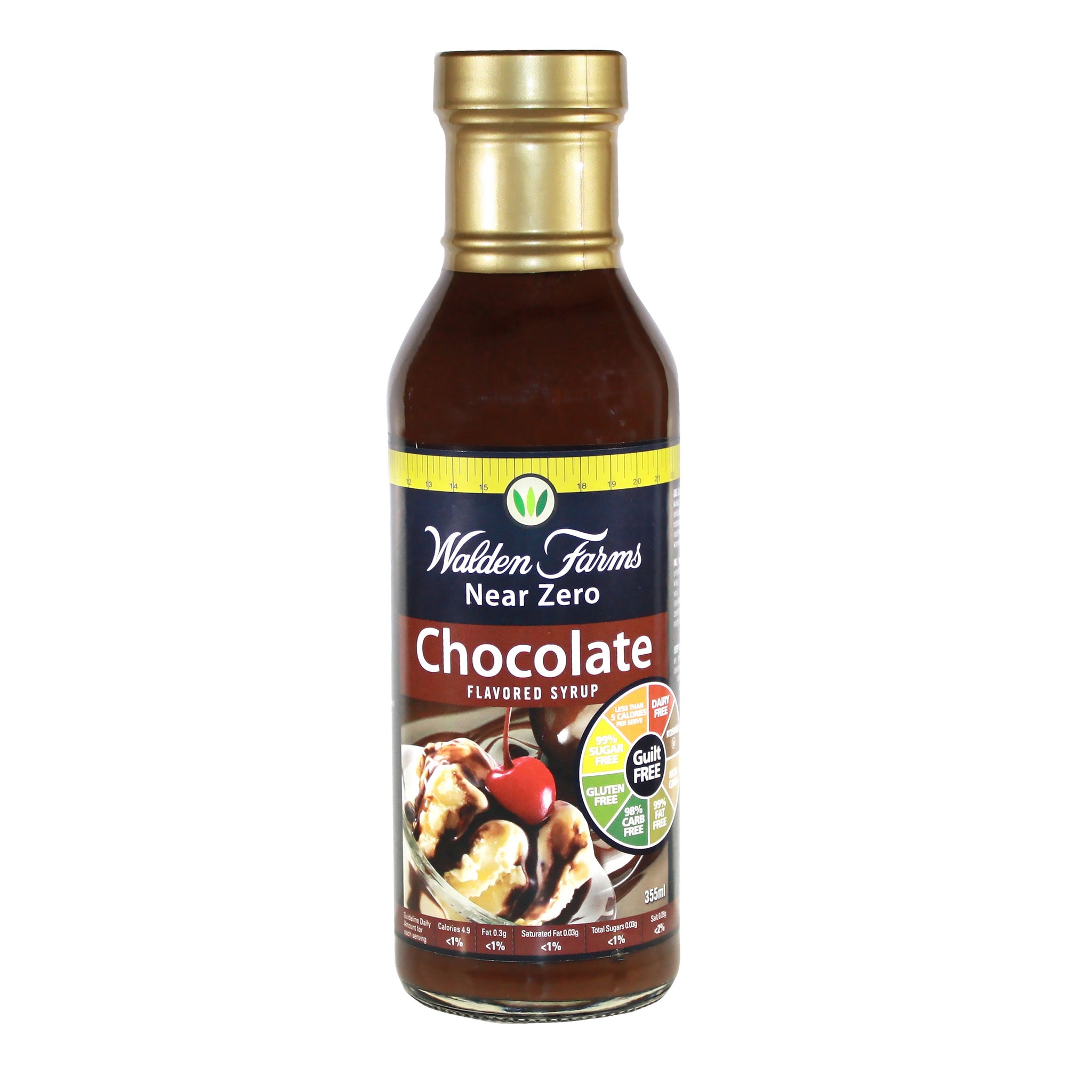Gluten Free Chocolate Syrup with Near Zero Calories & Fats