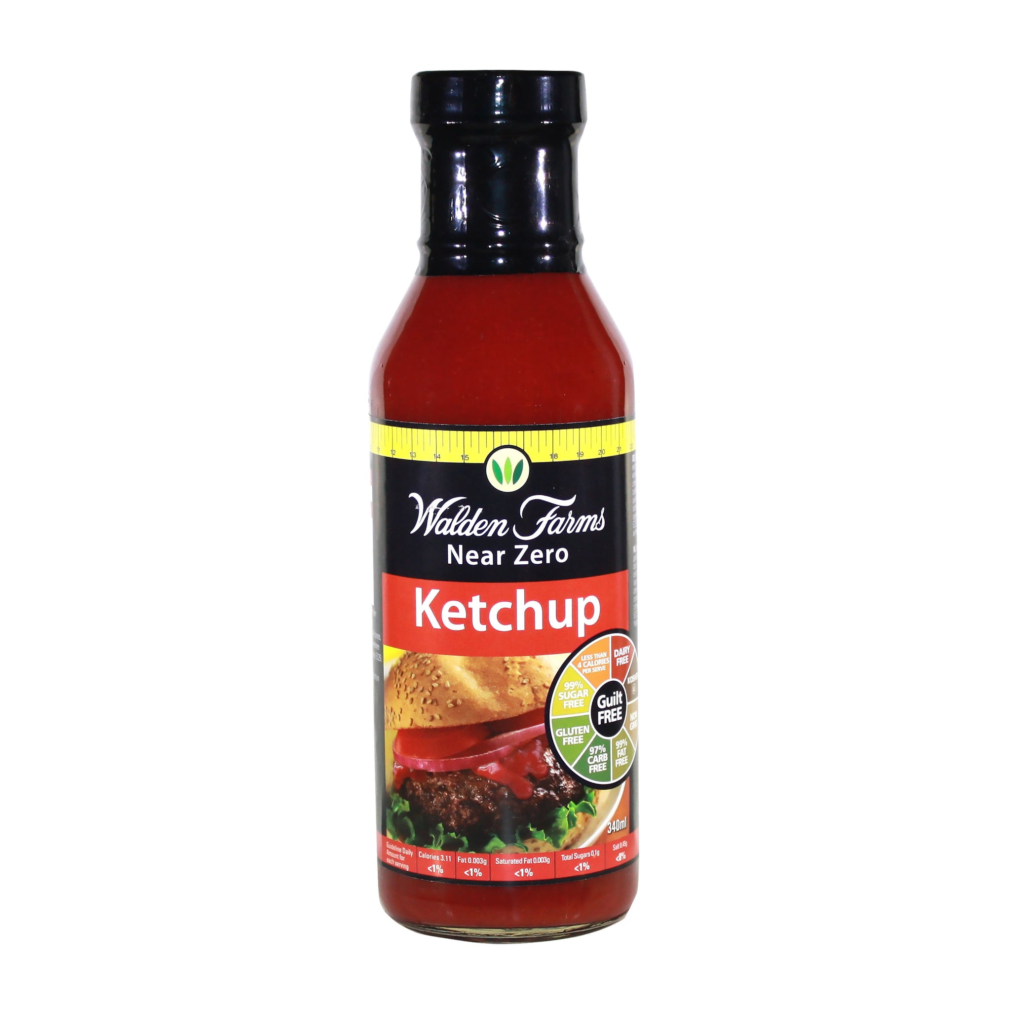 Gluten Free Vegan Tomato Ketchup with Near Zero Fat, Calorie & Sugar