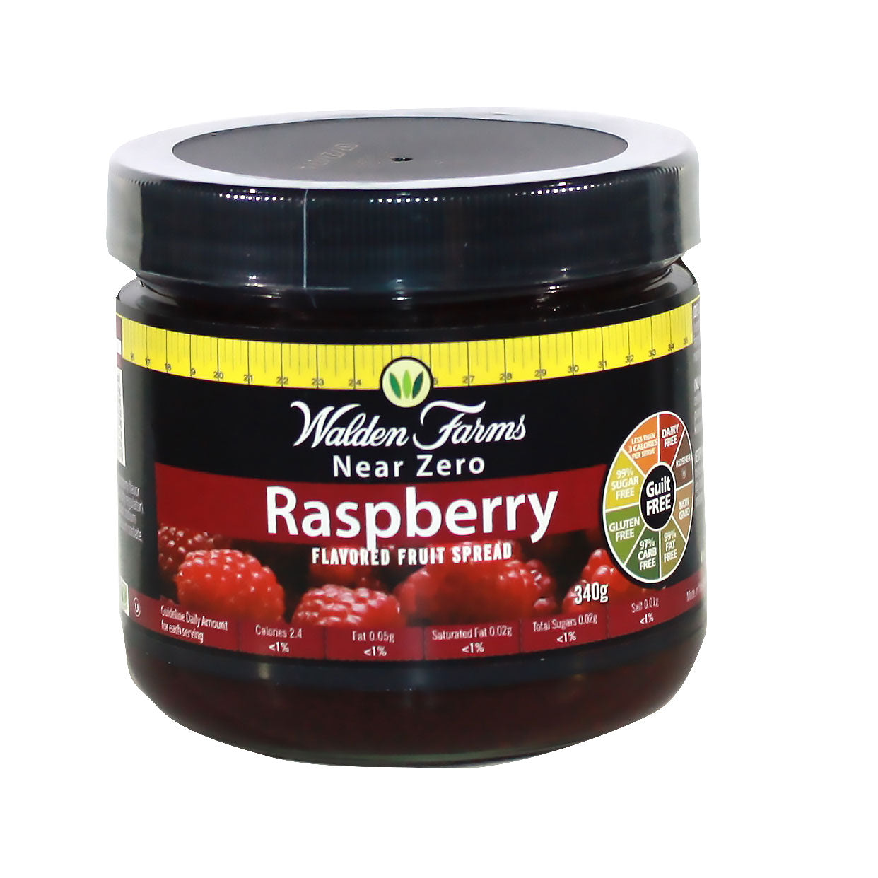 Gluten Free Raspberry Fruit Spread w/ Near Zero Fats, Calories & Sugar (Best Before Date 01/06/2023)